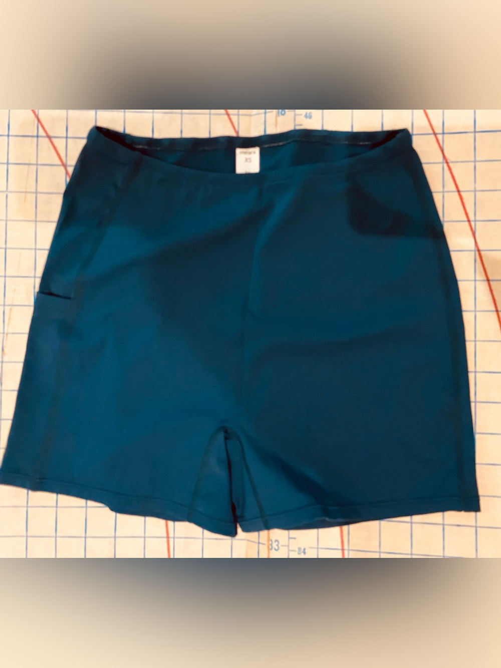 HALARA Blue High-Waist Bike Shorts